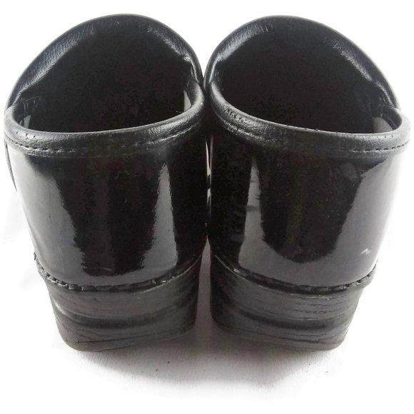DANSKO XP Professional Black Patent Clogs SIZE 38 - Picture 7 of 8